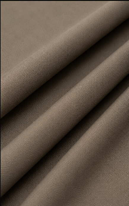 Armani Muted Mushroom Taupe Suiting Wool
